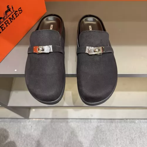 Replica Hermes Slippers For Men #1381140 $72.00 USD for Wholesale