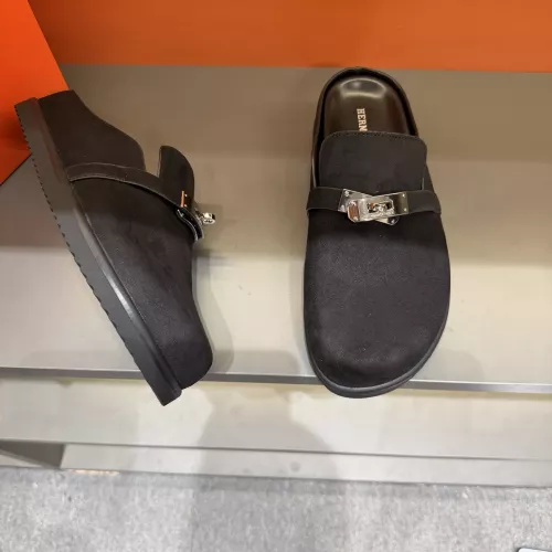 Replica Hermes Slippers For Men #1381140 $72.00 USD for Wholesale