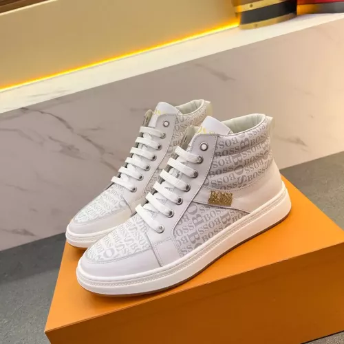 Wholesale Boss High Top Shoes For Men #1381154 $82.00 USD, Wholesale Quality Replica Boss High Top Shoes