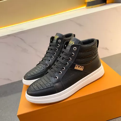 Wholesale Boss High Top Shoes For Men #1381155 $82.00 USD, Wholesale Quality Replica Boss High Top Shoes