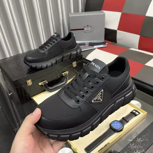 Wholesale Prada Casual Shoes For Men #1381218 $102.00 USD, Wholesale Quality Replica Prada Casual Shoes