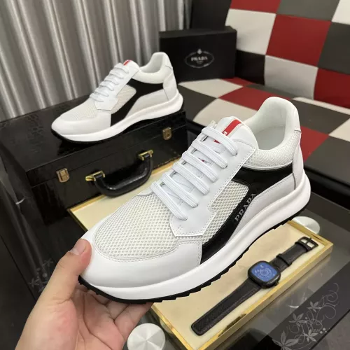 Wholesale Prada Casual Shoes For Men #1381221 $85.00 USD, Wholesale Quality Replica Prada Casual Shoes