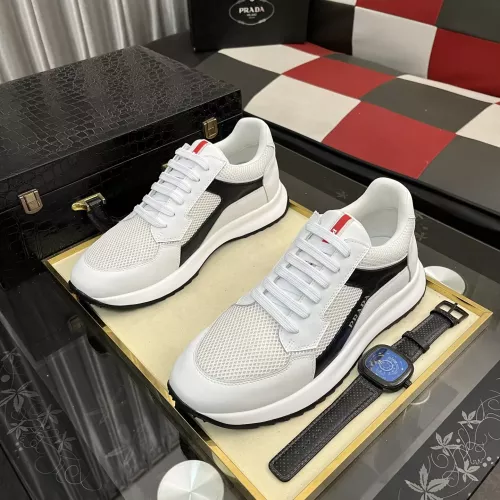 Replica Prada Casual Shoes For Men #1381221 $85.00 USD for Wholesale