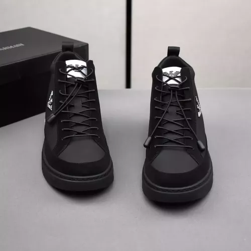 Replica Armani High Tops Shoes For Men #1381273 $85.00 USD for Wholesale