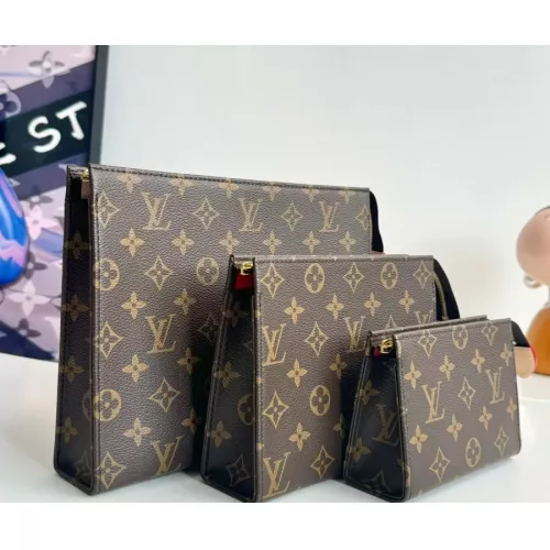 Wholesale Louis Vuitton AAA Quality Trio Pouches For Unisex #1381325 $122.00 USD, Wholesale Quality Replica Louis Vuitton AAA Quality Pouches