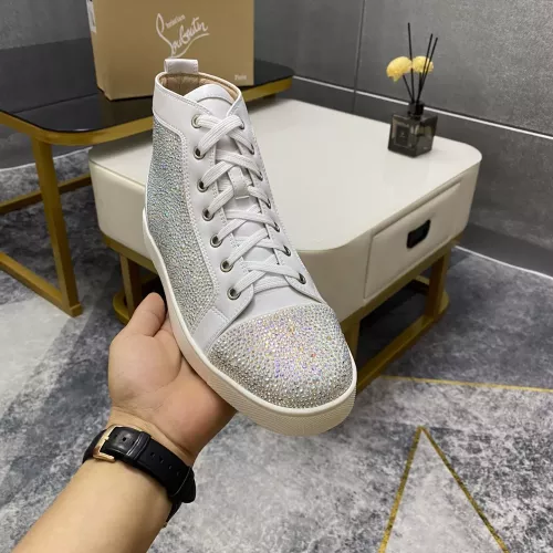 Replica Christian Louboutin High Top Shoes For Men #1381346 $92.00 USD for Wholesale