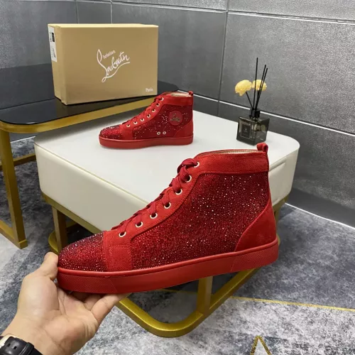 Replica Christian Louboutin High Top Shoes For Men #1381352 $92.00 USD for Wholesale