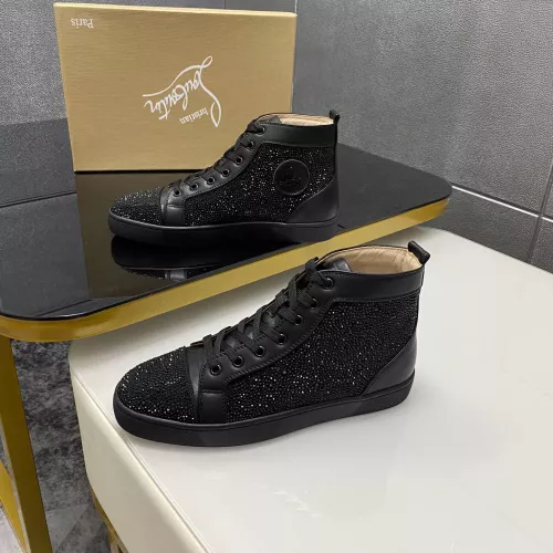 Wholesale Christian Louboutin High Top Shoes For Men #1381356 $92.00 USD, Wholesale Quality Replica Christian Louboutin High Top Shoes