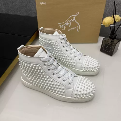 Replica Christian Louboutin High Top Shoes For Women #1381357 $92.00 USD for Wholesale