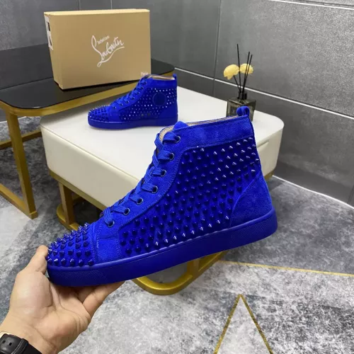 Replica Christian Louboutin High Top Shoes For Men #1381362 $92.00 USD for Wholesale