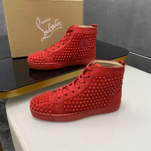Wholesale Christian Louboutin High Top Shoes For Women #1381363 $92.00 USD, Wholesale Quality Replica Christian Louboutin High Top Shoes