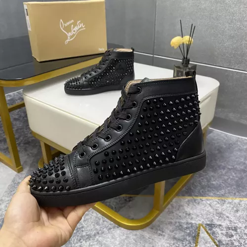 Wholesale Christian Louboutin High Top Shoes For Women #1381370 $92.00 USD, Wholesale Quality Replica Christian Louboutin High Top Shoes