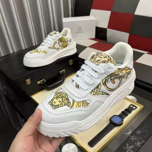 Wholesale Versace Casual Shoes For Men #1381387 $85.00 USD, Wholesale Quality Replica Versace Casual Shoes