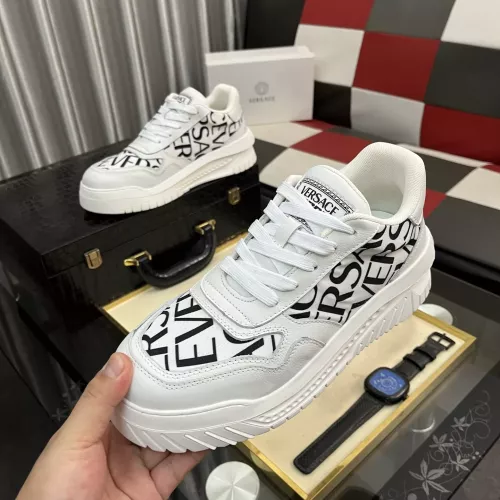 Wholesale Versace Casual Shoes For Men #1381389 $85.00 USD, Wholesale Quality Replica Versace Casual Shoes