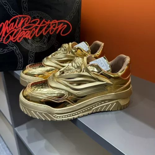 Wholesale Versace Casual Shoes For Men #1381392 $88.00 USD, Wholesale Quality Replica Versace Casual Shoes