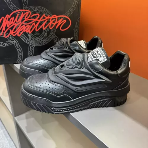 Wholesale Versace Casual Shoes For Men #1381394 $88.00 USD, Wholesale Quality Replica Versace Casual Shoes