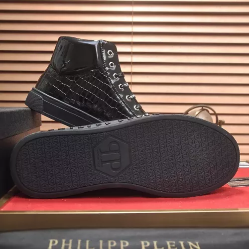 Replica Philipp Plein PP High Tops Shoes For Men #1381451 $88.00 USD for Wholesale