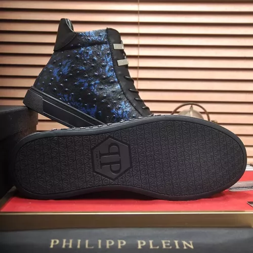 Replica Philipp Plein PP High Tops Shoes For Men #1381455 $92.00 USD for Wholesale