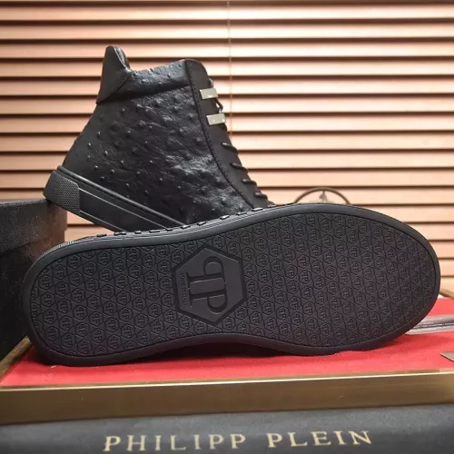 Replica Philipp Plein PP High Tops Shoes For Men #1381456 $92.00 USD for Wholesale