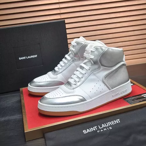 Wholesale Yves Saint Laurent YSL High Tops Shoes For Men #1381462 $100.00 USD, Wholesale Quality Replica Yves Saint Laurent YSL High Tops Shoes