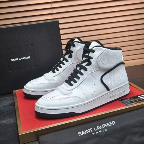 Wholesale Yves Saint Laurent YSL High Tops Shoes For Men #1381463 $100.00 USD, Wholesale Quality Replica Yves Saint Laurent YSL High Tops Shoes