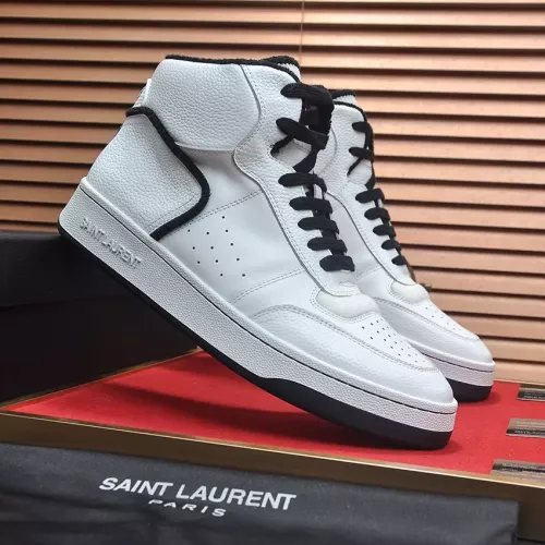 Replica Yves Saint Laurent YSL High Tops Shoes For Men #1381463 $100.00 USD for Wholesale