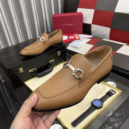 Wholesale Salvatore Ferragamo Leather Shoes For Men #1381466 $108.00 USD, Wholesale Quality Replica Salvatore Ferragamo Leather Shoes