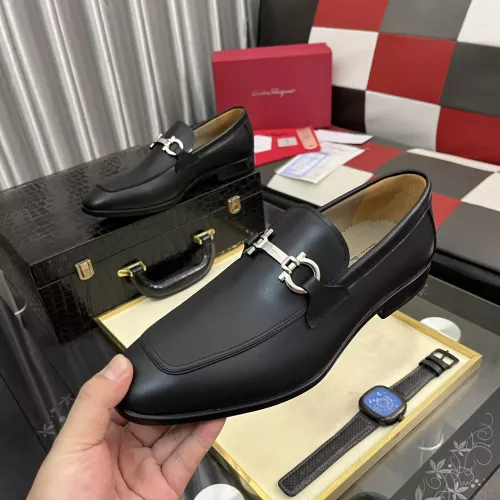 Wholesale Salvatore Ferragamo Leather Shoes For Men #1381468 $108.00 USD, Wholesale Quality Replica Salvatore Ferragamo Leather Shoes