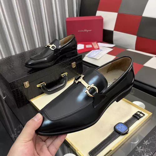 Wholesale Salvatore Ferragamo Leather Shoes For Men #1381469 $108.00 USD, Wholesale Quality Replica Salvatore Ferragamo Leather Shoes