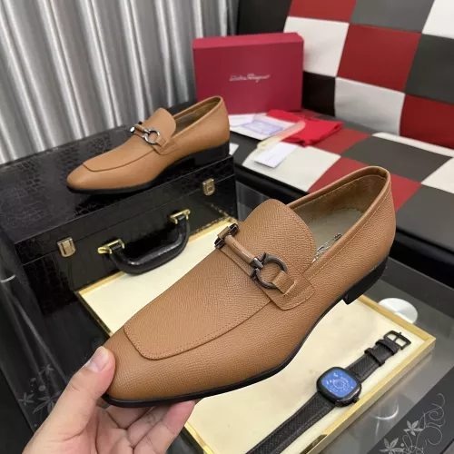 Wholesale Salvatore Ferragamo Leather Shoes For Men #1381471 $108.00 USD, Wholesale Quality Replica Salvatore Ferragamo Leather Shoes