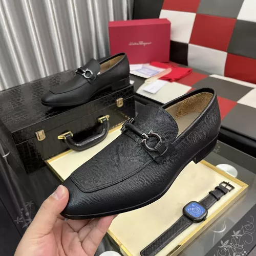 Wholesale Salvatore Ferragamo Leather Shoes For Men #1381472 $108.00 USD, Wholesale Quality Replica Salvatore Ferragamo Leather Shoes