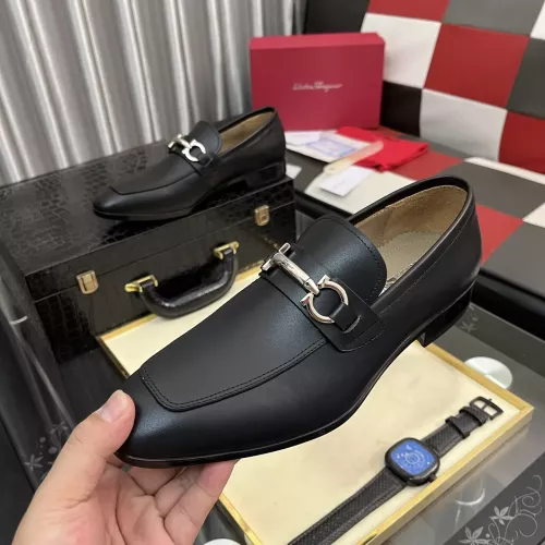 Wholesale Salvatore Ferragamo Leather Shoes For Men #1381473 $108.00 USD, Wholesale Quality Replica Salvatore Ferragamo Leather Shoes