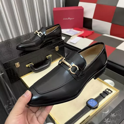 Wholesale Salvatore Ferragamo Leather Shoes For Men #1381474 $108.00 USD, Wholesale Quality Replica Salvatore Ferragamo Leather Shoes