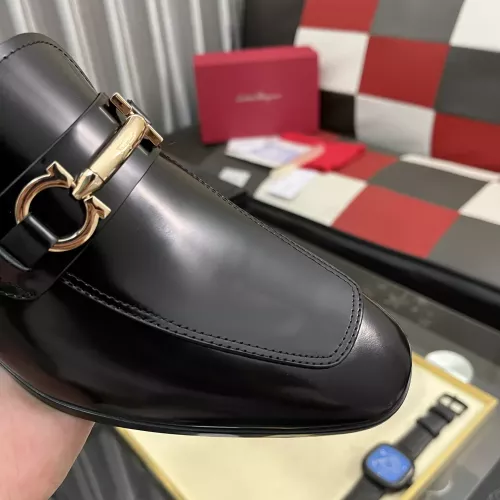 Replica Salvatore Ferragamo Leather Shoes For Men #1381474 $108.00 USD for Wholesale