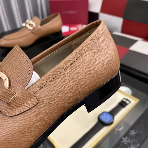 Replica Salvatore Ferragamo Leather Shoes For Men #1381475 $108.00 USD for Wholesale