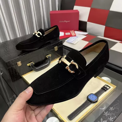 Wholesale Salvatore Ferragamo Leather Shoes For Men #1381479 $108.00 USD, Wholesale Quality Replica Salvatore Ferragamo Leather Shoes
