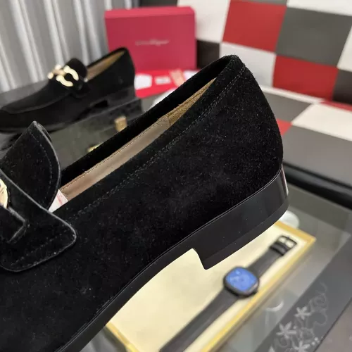 Replica Salvatore Ferragamo Leather Shoes For Men #1381479 $108.00 USD for Wholesale