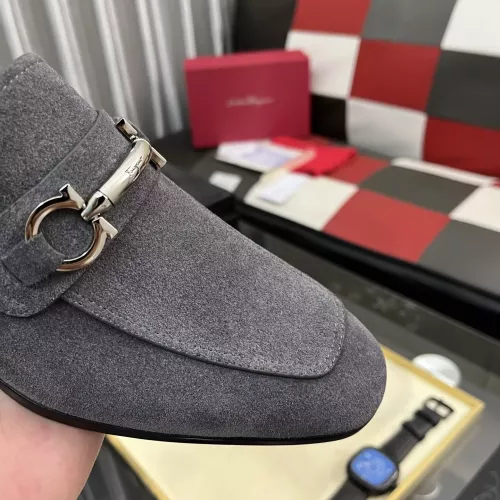 Replica Salvatore Ferragamo Leather Shoes For Men #1381480 $108.00 USD for Wholesale