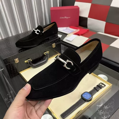 Wholesale Salvatore Ferragamo Leather Shoes For Men #1381482 $108.00 USD, Wholesale Quality Replica Salvatore Ferragamo Leather Shoes