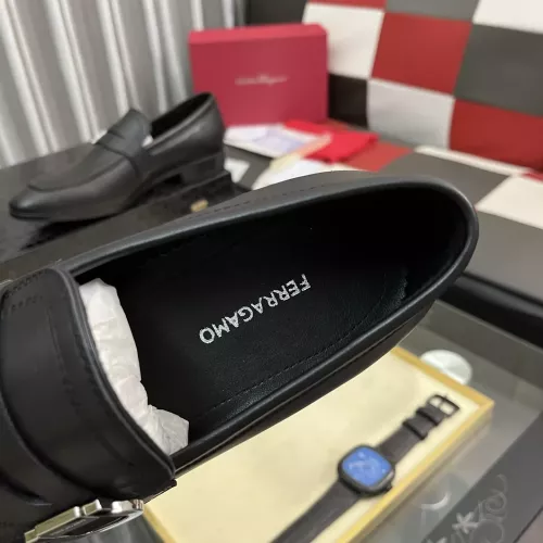 Replica Salvatore Ferragamo Leather Shoes For Men #1381484 $108.00 USD for Wholesale