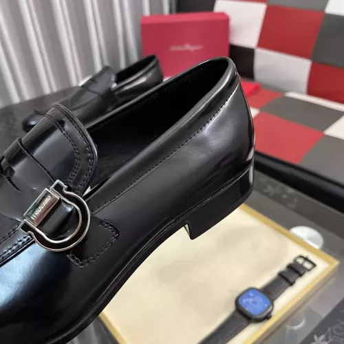 Replica Salvatore Ferragamo Leather Shoes For Men #1381486 $108.00 USD for Wholesale