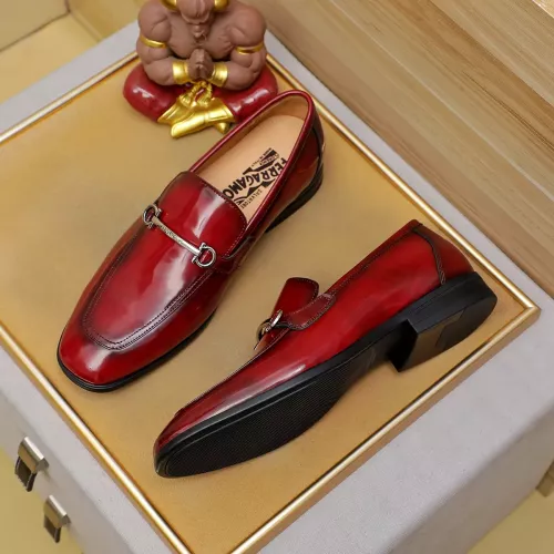 Wholesale Salvatore Ferragamo Leather Shoes For Men #1381488 $88.00 USD, Wholesale Quality Replica Salvatore Ferragamo Leather Shoes
