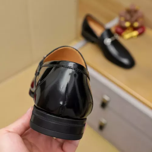 Replica Salvatore Ferragamo Leather Shoes For Men #1381489 $88.00 USD for Wholesale