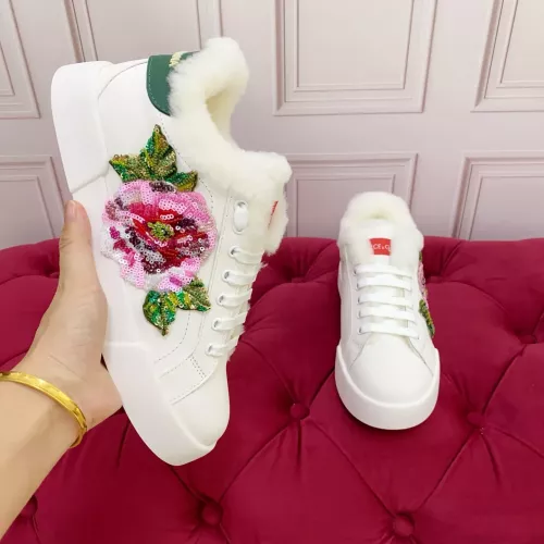 Replica Dolce & Gabbana D&G Casual Shoes For Women #1381539 $125.00 USD for Wholesale