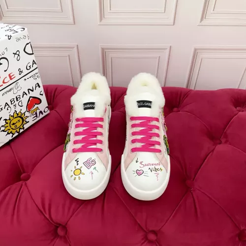 Replica Dolce & Gabbana D&G Casual Shoes For Women #1381540 $125.00 USD for Wholesale