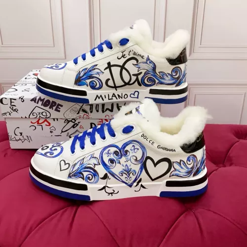 Wholesale Dolce &amp; Gabbana D&amp;G Casual Shoes For Men #1381548 $125.00 USD, Wholesale Quality Replica Dolce &amp; Gabbana D&amp;G Casual Shoes