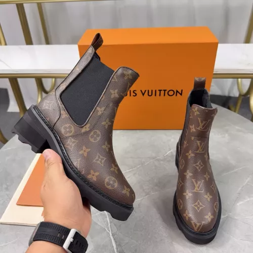 Wholesale Louis Vuitton Boots For Women #1381550 $115.00 USD, Wholesale Quality Replica Louis Vuitton Boots