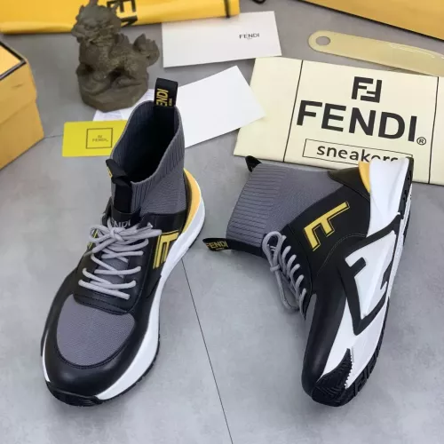 Wholesale Fendi Fashion Boots For Men #1381584 $105.00 USD, Wholesale Quality Replica Fendi Fashion Boots