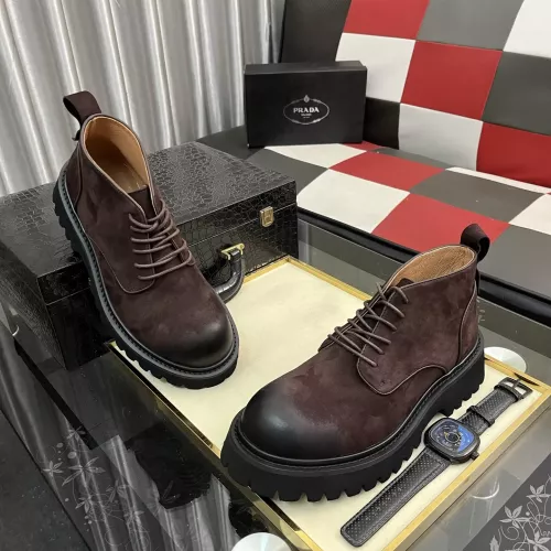 Replica Prada Boots For Men #1381660 $102.00 USD for Wholesale