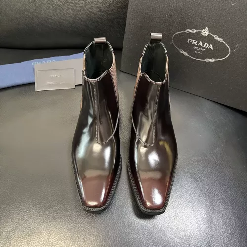 Replica Prada Boots For Men #1381662 $150.00 USD for Wholesale
